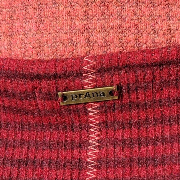 Prana Womens Josette Wool Blend Striped Long Sleeve Tunic Sweater Medium - Picture 8 of 10